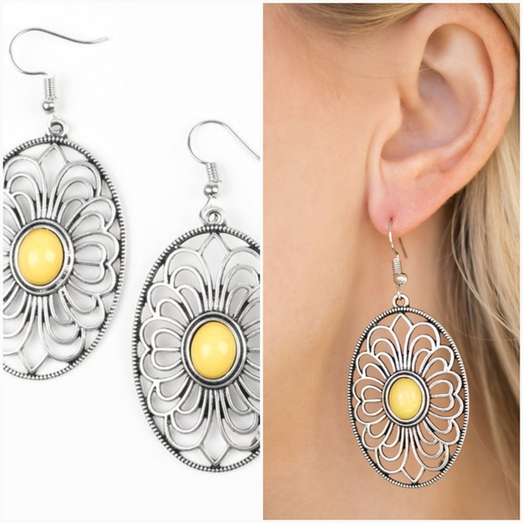 REALLY WHIMSY YELLOW EARRINGS